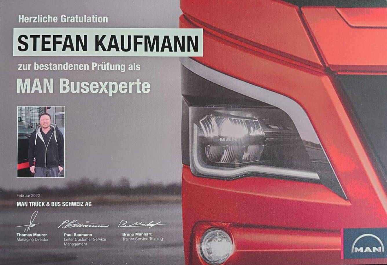 Stefan Kaufmann Diplom MAN Busexperte